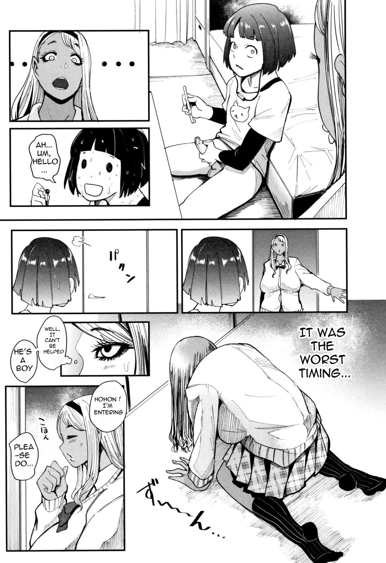 Hentai Manga Comic-Gyaru Game-Read-3